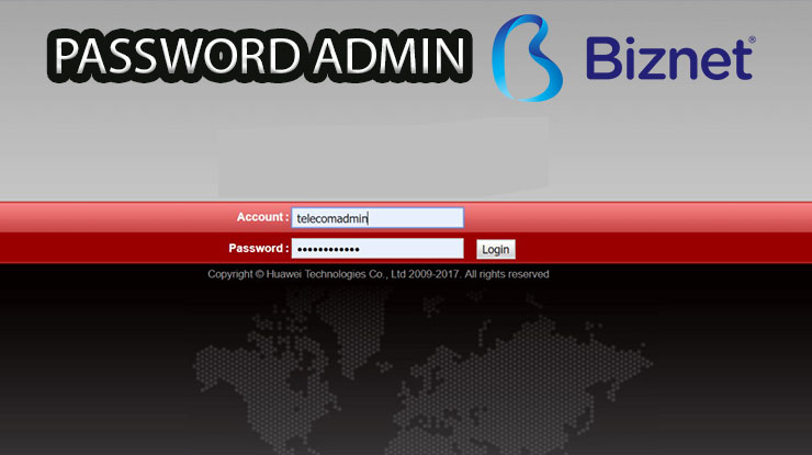 Informasi Password Admin Biznet