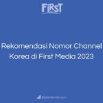 Rekomendasi Nomor Channel Korea di First Media 2023
