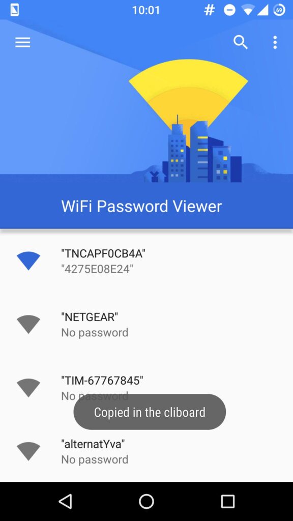 Aplikasi WiFi Password Viewer