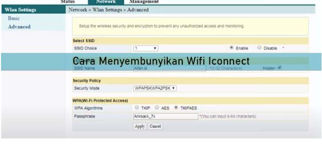 Cara Menyembunyikan Wifi Iconnect PLN