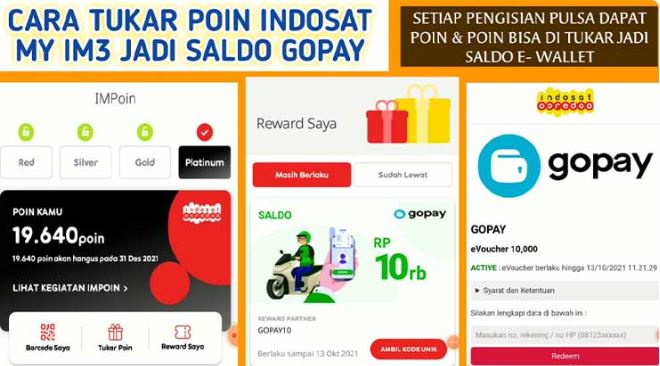 Cara Tukar Poin Indosat ke Gopay